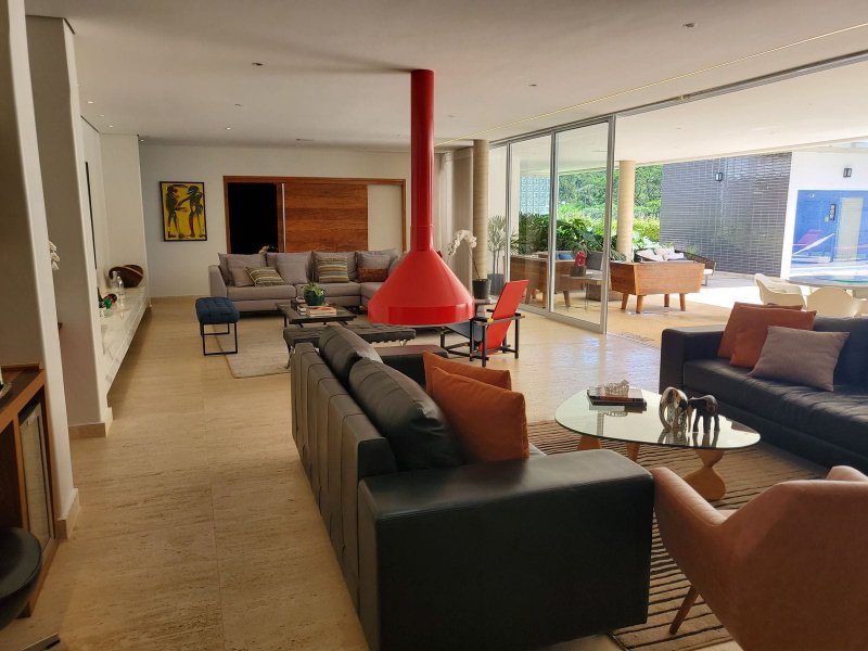 Linda Mansão Tamboré 1, com vista permanente para mata - Barueri - 