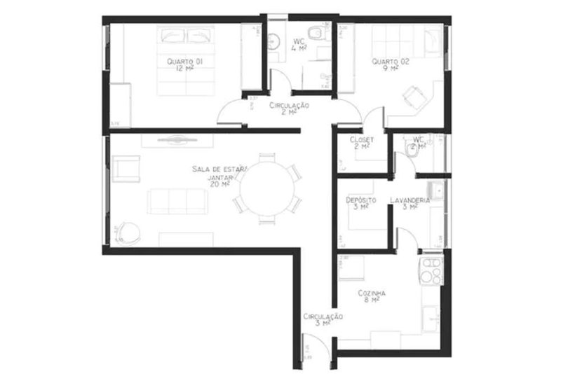 Apartamento a venda - CAMBUCI - 2 dormitórios 75m² Dom Duarte Leopoldo São Paulo - 