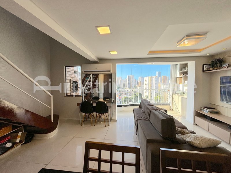 Cobertura Triplex 125 m² Mobiliada com 3 Suítes 4 Banheiros 2 vagas. Meireles Fortaleza CE Rua Coronel Jucá Fortaleza - 