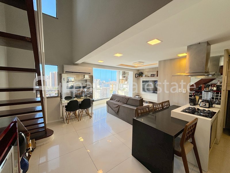Cobertura Triplex 125 m² Mobiliada com 3 Suítes 4 Banheiros 2 vagas. Meireles Fortaleza CE Rua Coronel Jucá Fortaleza - 