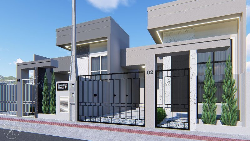 CASA COM 1 SUÍTE COM 2 DORMITÓRIOS NA PRIMEIRO DE MAIO - Brusque - 