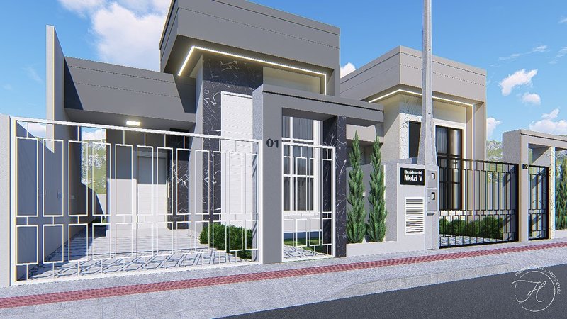 CASA COM 1 SUÍTE COM 2 DORMITÓRIOS NA PRIMEIRO DE MAIO - Brusque - 