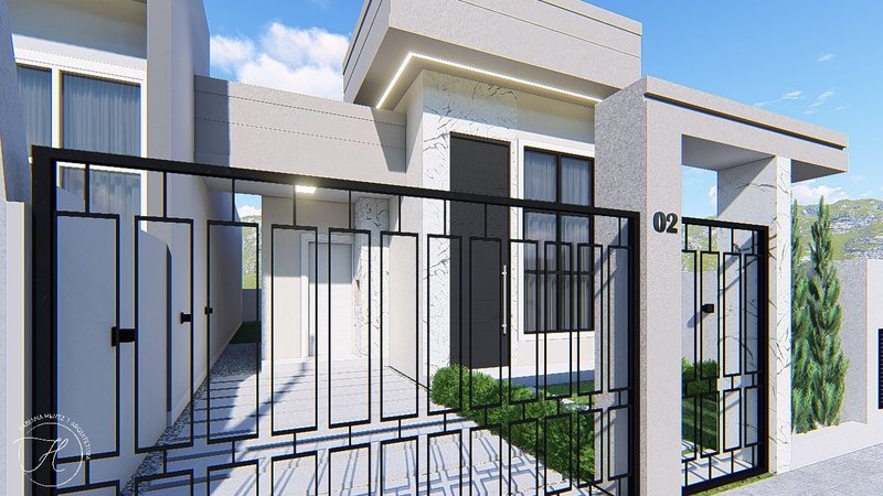 CASA COM 1 SUÍTE COM 2 DORMITÓRIOS NA PRIMEIRO DE MAIO - Brusque - 