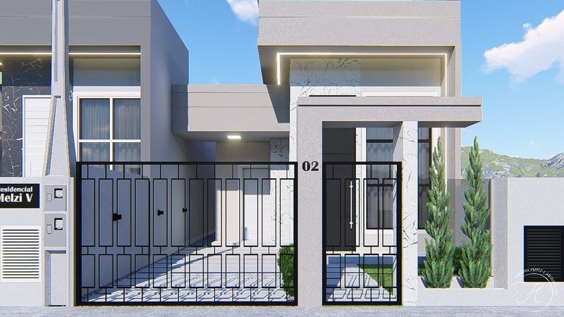 CASA COM 1 SUÍTE COM 2 DORMITÓRIOS NA PRIMEIRO DE MAIO - Brusque - 