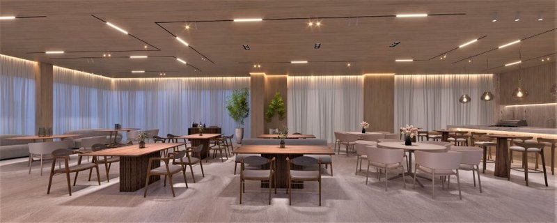 Apartamento Edify One 4 suítes 265m² 307 Itapema - Salao de festas