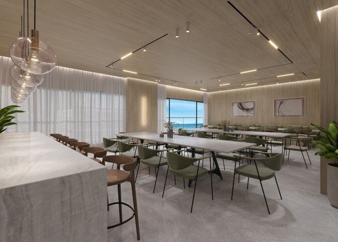 Apartamento Edify One 4 suítes 265m² 307 Itapema - Salao de festas