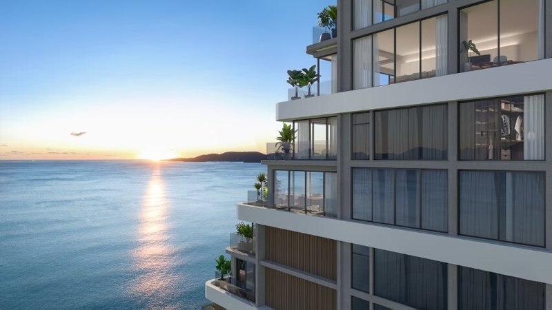 Apartamento Edify One 4 suítes 265m² 307 Itapema - Voo de passaro
