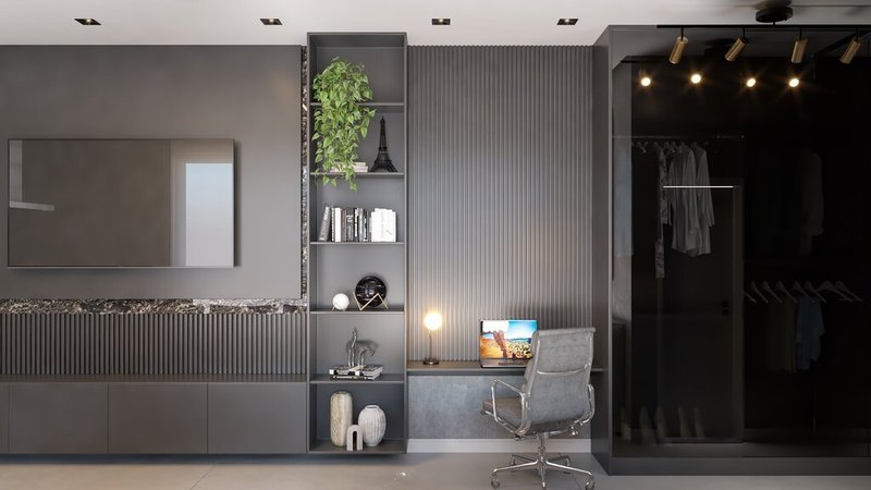 Studio Instanbul Park Home 1 dormitório 41m² Porto Seguro Porto Belo - Closet