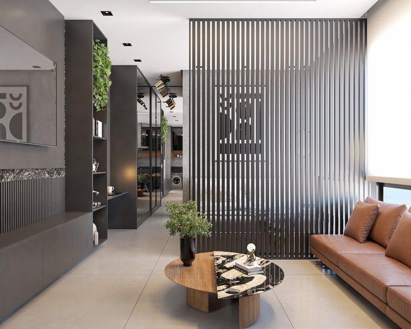 Studio Instanbul Park Home 1 dormitório 54m² Porto Seguro Porto Belo - Living
