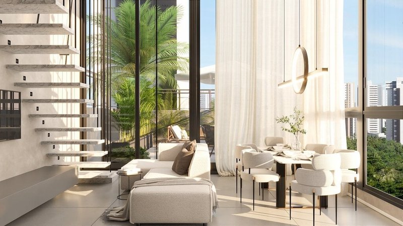 Studio Instanbul Park Home 1 dormitório 54m² Porto Seguro Porto Belo - Living