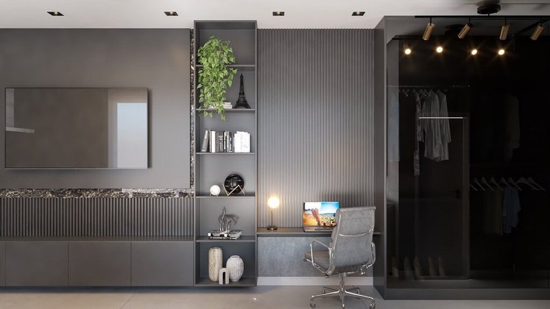 Studio Instanbul Park Home 1 dormitório 54m² Porto Seguro Porto Belo - Closet