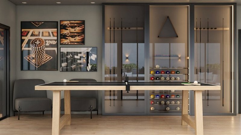Studio Instanbul Park Home 1 dormitório 54m² Porto Seguro Porto Belo - Sala de jogos