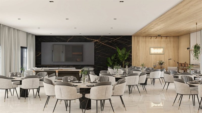 Studio Instanbul Park Home 1 dormitório 54m² Porto Seguro Porto Belo - Salao de festas