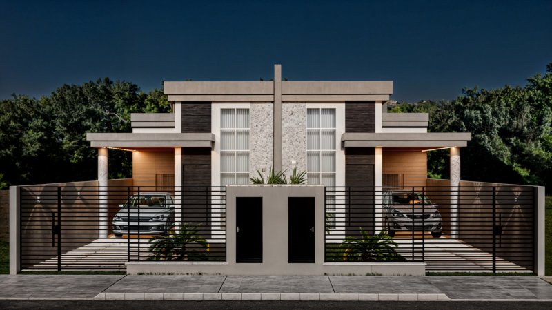 CASA COM 1 SUÍTE MAIS 1 DORMITÓRIOS NO AYMORE - Guabiruba - 