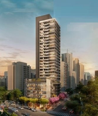 Apartamento Esquina Pinheiros - Residencial 3 suítes 134m² Francisco Leitão São Paulo - 