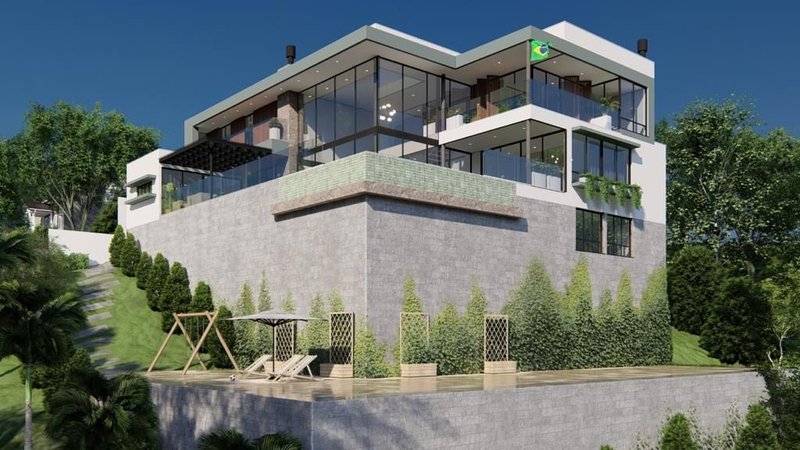 TERRENO COM PROJETO PARA CONSTRUIR EM CONDOMÍNIO FECHADO NO SAN GENARO, PRIMEIRO DE MAIO - Brusque - 