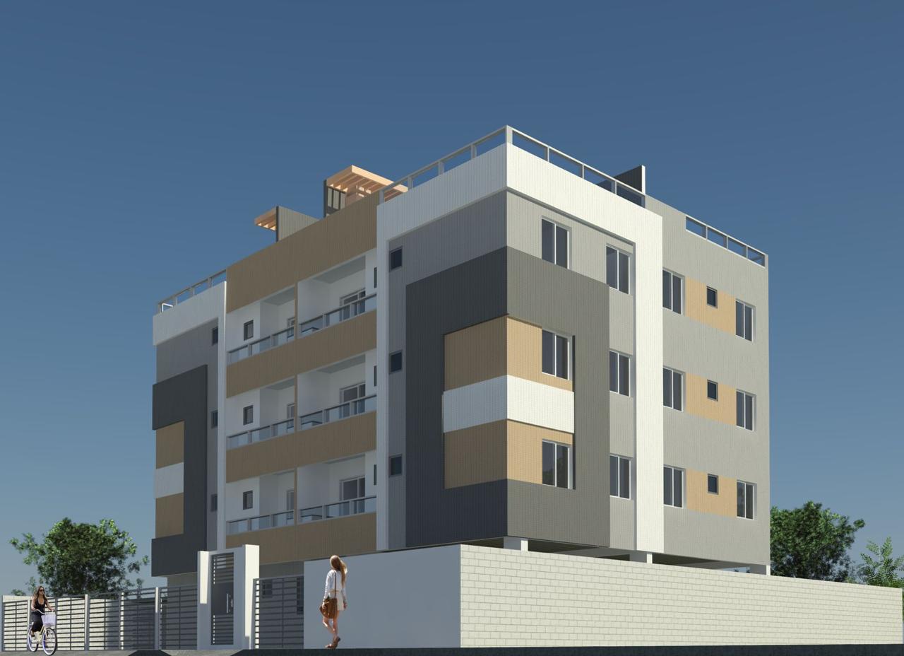 Vendo Apartamento com Solarium, Área Privativa-Bairro João Paulo II - Elite Residencial - João Pessoa - 