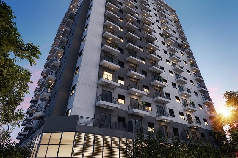 Apartamento Zoom Santa Cecília - Residencial 28m² 1D Apa São Paulo - 