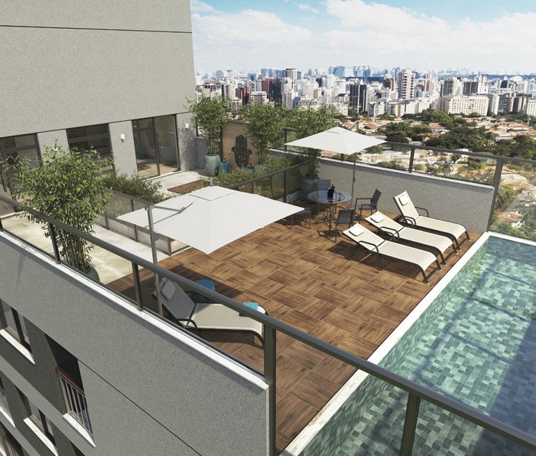 Garden Spin Mood - Residencial 55m² 1D Heitor Penteado São Paulo - 