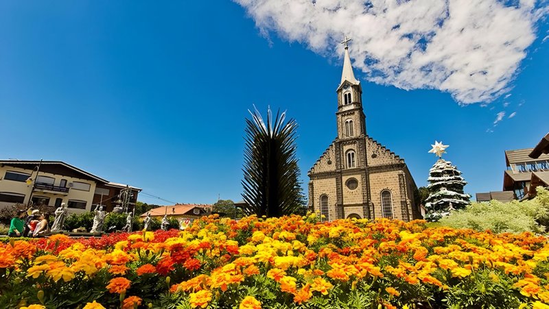 R$ 760.000 - LINDO APARTAMENTO NO CENTRO DE GRAMADO - 53M3 - MOBILIADO - 1 DORM - 1 VAGA Rua Primavera Gramado - 