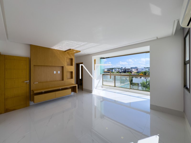 Mansão duplex de 4 suítes 100% montada e climatizada no condomínio Jardins Veneza Rodovia do Sol Vila Velha - 