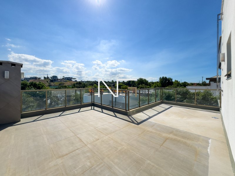 Mansão duplex de 4 suítes 100% montada e climatizada no condomínio Jardins Veneza Rodovia do Sol Vila Velha - 