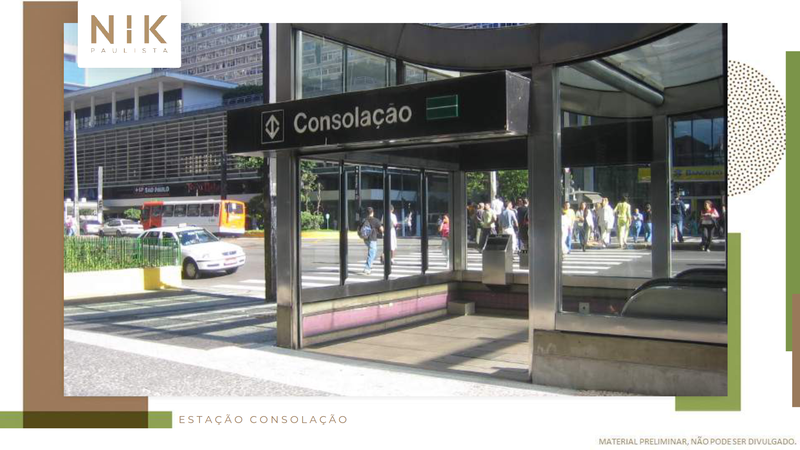 Studio 23 m² vista para Paulista  1 Dorm Rua Augusta São Paulo - 