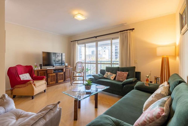 Apartamento a venda - Indianópolis -  1 dormitório 143m² Rouxinol São Paulo - 