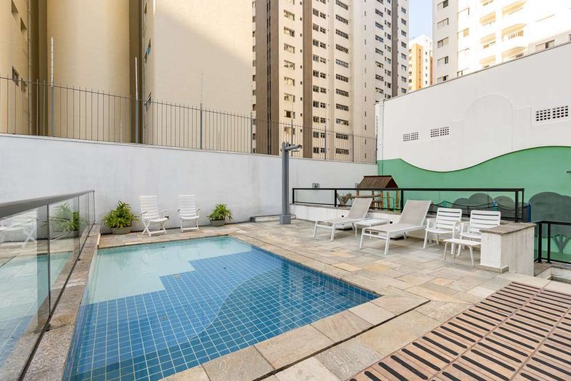 Apartamento a venda - Indianópolis -  1 dormitório 143m² Rouxinol São Paulo - 