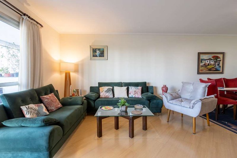Apartamento a venda - Indianópolis -  1 dormitório 143m² Rouxinol São Paulo - 