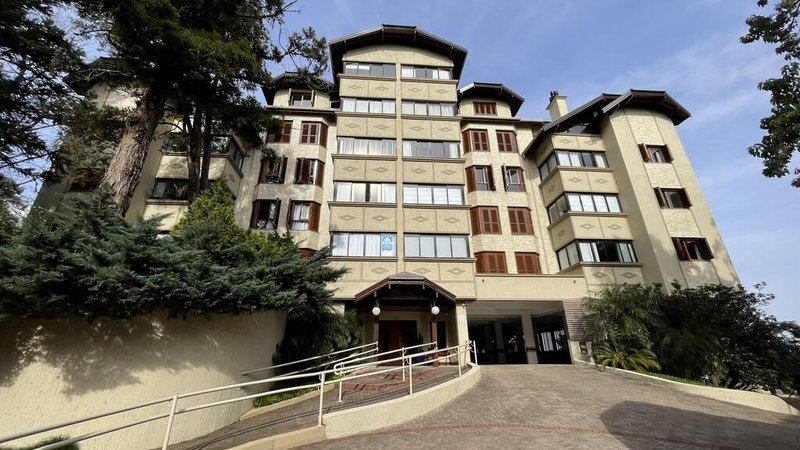 Apartamento com 2 dormitórios á 150m da Rua Coberta em Gramado Coronel Theobaldo Fleck Gramado - Fachada