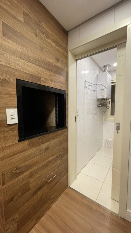 Apartamento com 2 dormitórios á 150m da Rua Coberta em Gramado Coronel Theobaldo Fleck Gramado - Churrasqueira