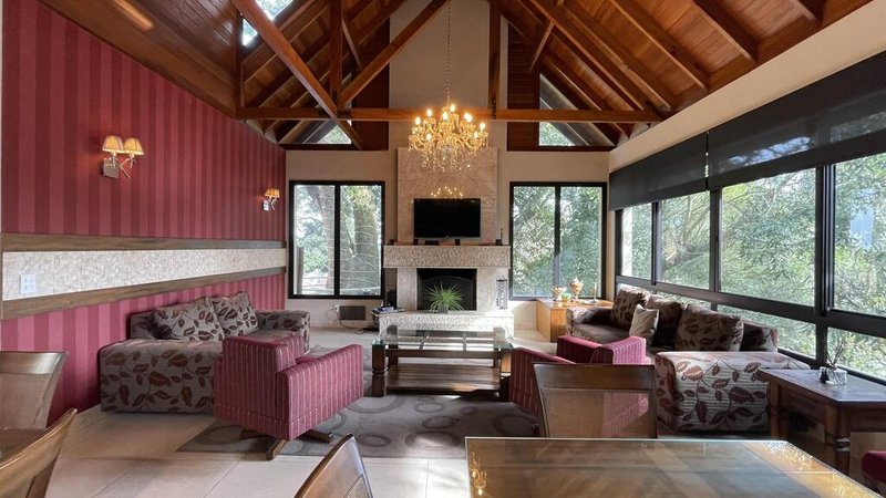 Apartamento com 2 dormitórios á 150m da Rua Coberta em Gramado Coronel Theobaldo Fleck Gramado - Salao de festas