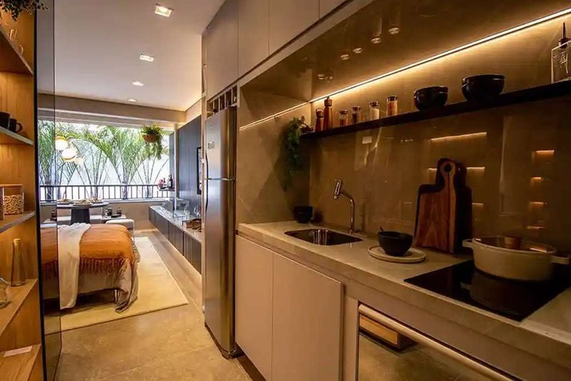 Studio a venda - Vila Olimpia - 1 dormitório 32m² Quatá São Paulo - 