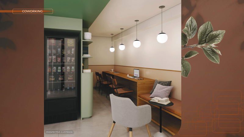 Studio pronto para morar ou investir no Brooklin com 47,60 m² Rua Pássaros e Flores São Paulo - 