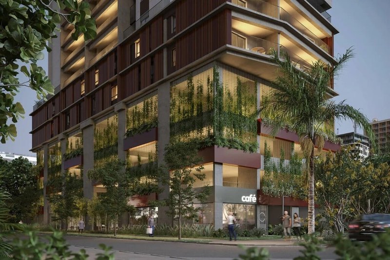 Studio 47,59 m² pronto para morar na melhor localização do Brooklin Rua Pássaros e Flores São Paulo - 