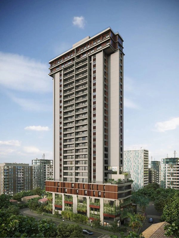 Studio 47,59 m² pronto para morar na melhor localização do Brooklin Rua Pássaros e Flores São Paulo - 