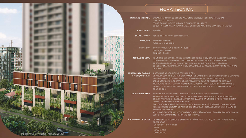Studio 47,59 m² pronto para morar na melhor localização do Brooklin Rua Pássaros e Flores São Paulo - 