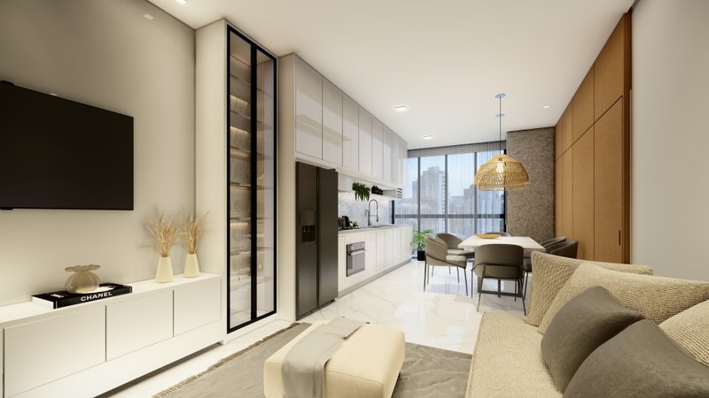 APARTAMENTO COM 1 SUÍTE MAIS 1 DORMITÓRIO NA SANTA RITA - Brusque - 