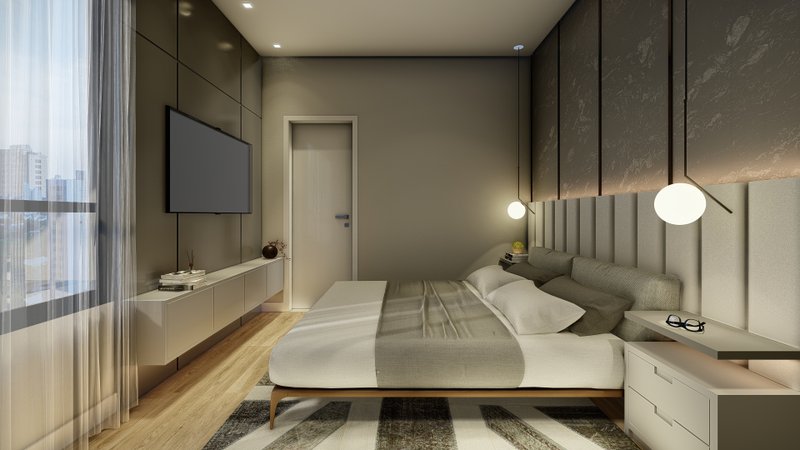 APARTAMENTO COM 1 SUÍTE MAIS 1 DORMITÓRIO NA SANTA RITA - Brusque - 