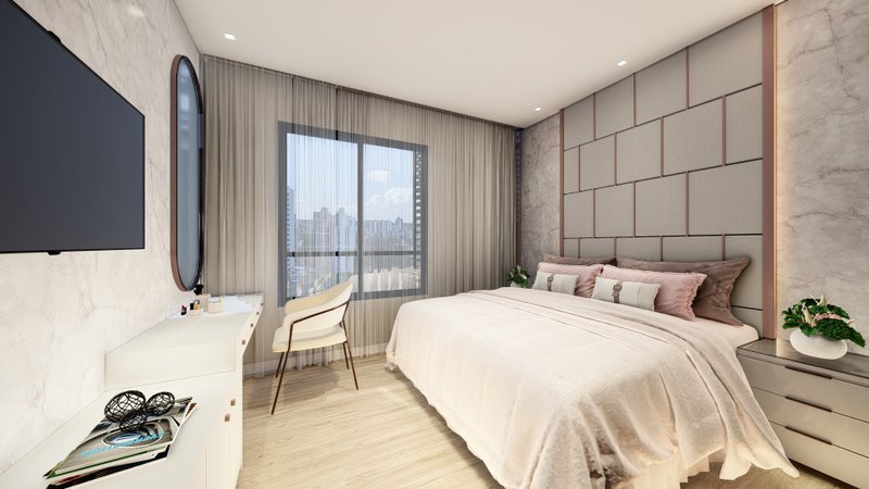 APARTAMENTO COM 1 SUÍTE MAIS 1 DORMITÓRIO NA SANTA RITA - Brusque - 