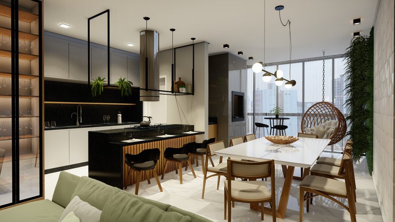 APARTAMENTO COM 1 SUÍTE MAIS 1 DORMITÓRIO NA SANTA RITA - Brusque - 