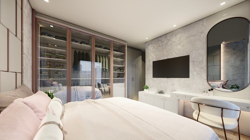 APARTAMENTO COM 1 SUÍTE MAIS 1 DORMITÓRIO NA SANTA RITA - Brusque - 