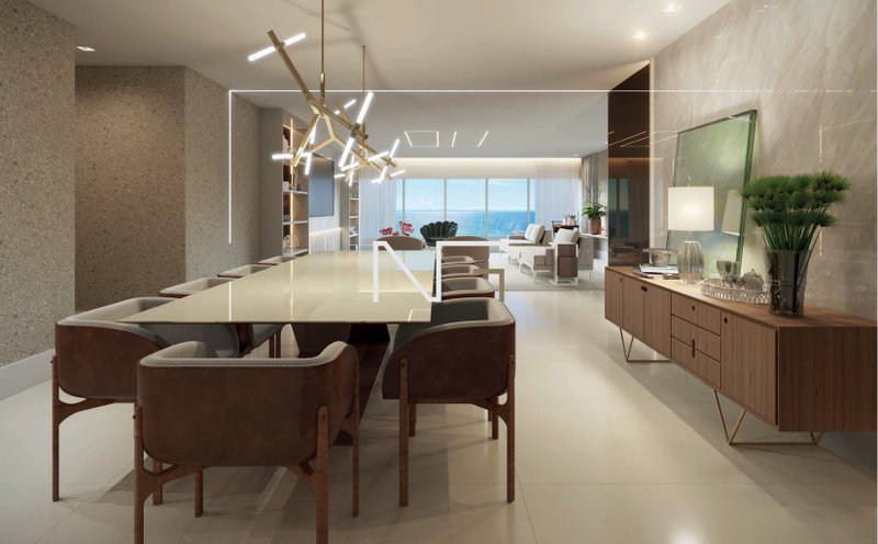 Lançamento - Taj Home Resort | Apartamento 4 suítes com lazer de resort e com vista mar Rodovia do Sol Vila Velha - 