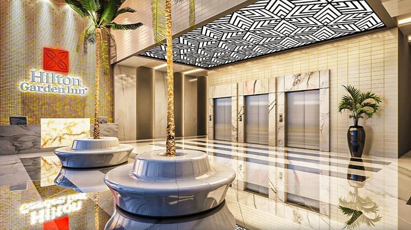 Apartamento Hilton Garden - Residencial 2 dormitórios 64m² 284 Itapema - Hall
