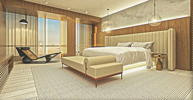 Apartamento Hilton Garden - Residencial 2 dormitórios 64m² 284 Itapema - Dormitorio