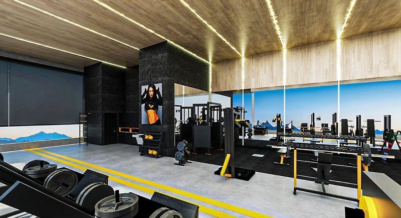 Apartamento Hilton Garden - Residencial 2 dormitórios 64m² 284 Itapema - Fitness
