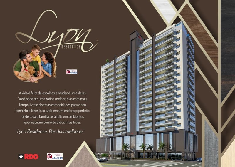 Apartamentos no Edifício Lyon Residence - Lançamento em São Jose - Floripa SC Rua José Gonzaga Regina Lima São José - 
