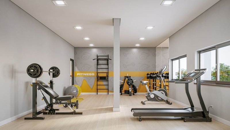 Apartamento Scire Boulevard - Fase 2 1 suíte 54m² Vereador Jacob Knabben Da Silva Palhoça - Fitness