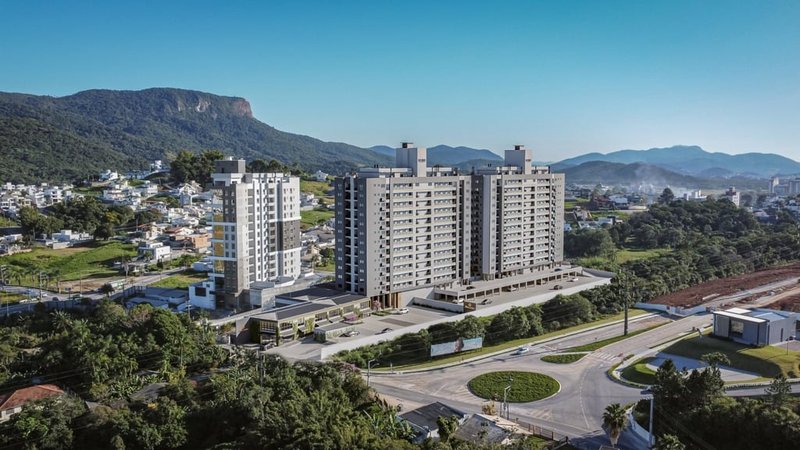 Apartamento Scire Boulevard - Fase 2 2 dormitórios 48m² Vereador Jacob Knabben Da Silva Palhoça - Aerea